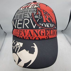 New Genesis Evangelion Anime Trucker Hat Cap Mesh Back Adjustable Casual